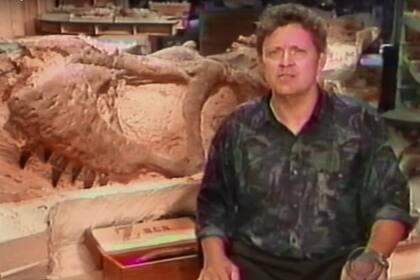 Alan Detrich durante una entrevista televisiva que concedió años atrás