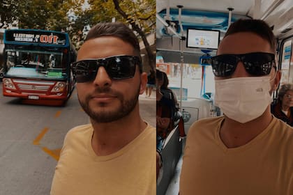 Alan es fanático de los colectivos y los identifica con solo una mirada (Foto gentiliza Alan Fajer).