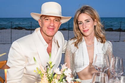 Alan Faena, en Miami, junto a su esposa Grace Goldsmith