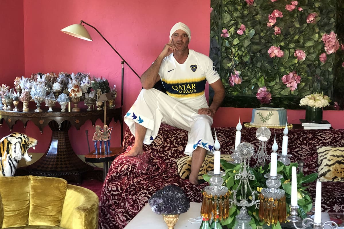 Alan Faena en su casa de Miami Beach