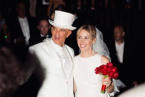 Alan Faena y Grace Goldsmith se casaron en el Templo Libertad el pasado sábado