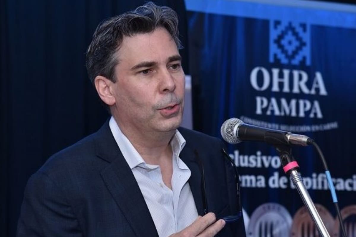 Alan Lowenstein (53), dueño del frigorífico General Pico y Ohra Pampa