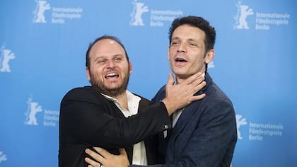 Alan Sabbagh y Daniel Burman, en la presentación de prensa de ayer