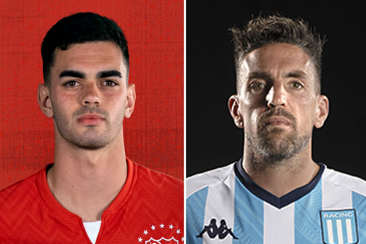 Alan Soñora y Gabriel Hauche, piezas importantes de sus equipos en el clásico de Avellaneda por la Copa de la Liga Profesional.