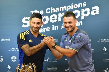 Alan Varela e Iván Pillud, dos piezas importantes de Boca y Racing, que cerraron el 2022 con un partido oficial entre sí y abrirán el 2023 con otro cara a cara, por la Supercopa Internacional en Abu Dhabi.
