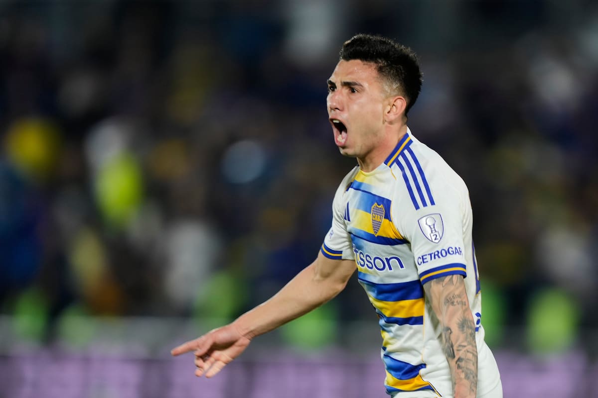 Alan Velasco marcó el cuarto gol del triunfo de Boca ante Recoleta, por los octavos de final de la Copa Sudamericana
