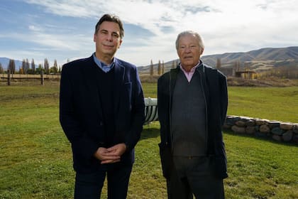 Alan y Ernesto “Tito” Lowenstein, su papá, creador de las hamburguesas Paty