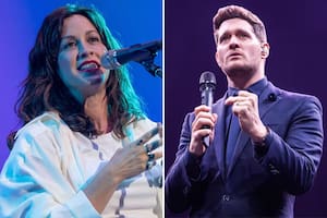 Alanis Morissette y Michael Bublé no aparecieron en la ceremonia del Mundial y estallaron los memes