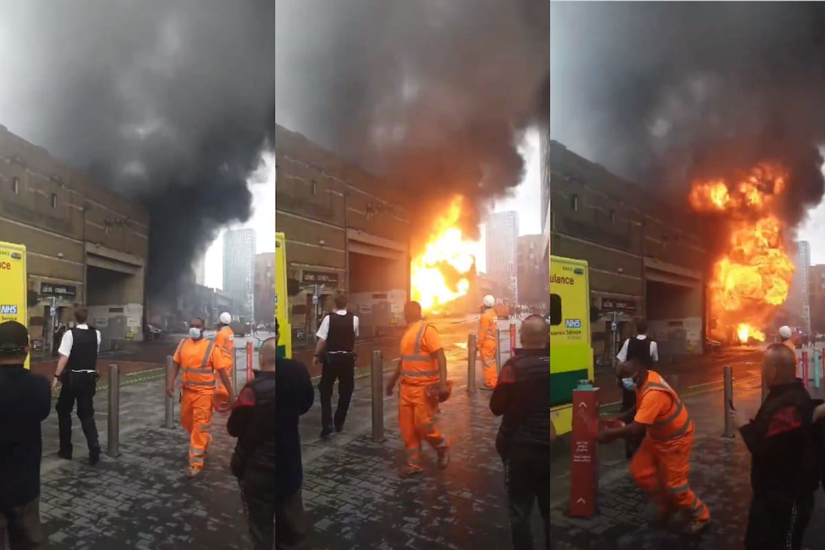 Alarma en el Reino Unido por una explosión e incendio en una estación de subte de Londres