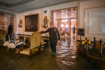 Uno de los salones principales del Palacio Gritti