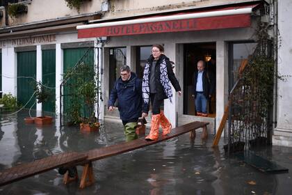 Pero no sólo Venecia está afectada ya que una oleada de mal tiempo afecta a todo el país