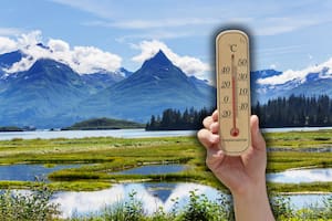 Alaska se encuentra con temperaturas de hasta 20 °F sobre la media