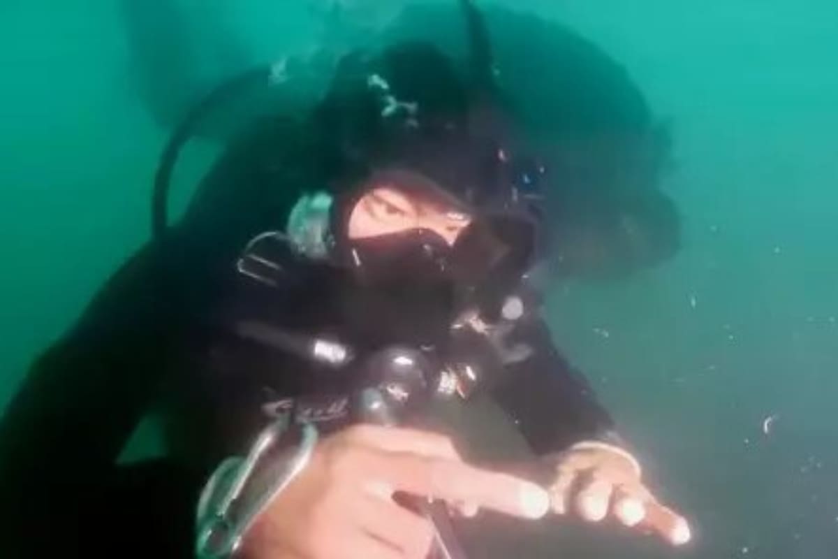 Albert Lin desafió las temperaturas del Báltico para visitar la "ciudad perdida" (Foto: National Geographic)