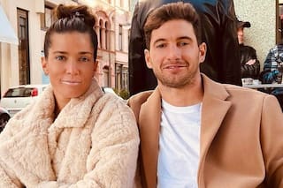 El tierno ida y vuelta entre Agustina Albertario y Lucas Alario