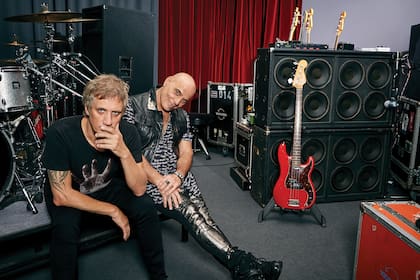 Alberti y Zeta en el estudio donde prepararon el regreso de Soda