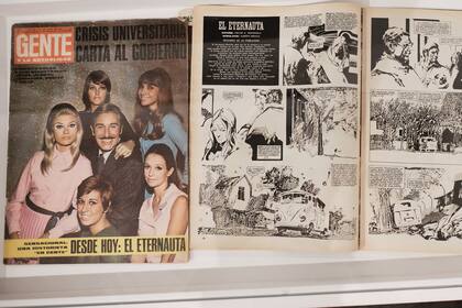 El anuncio de revista Gente con el estreno de El Eternauta