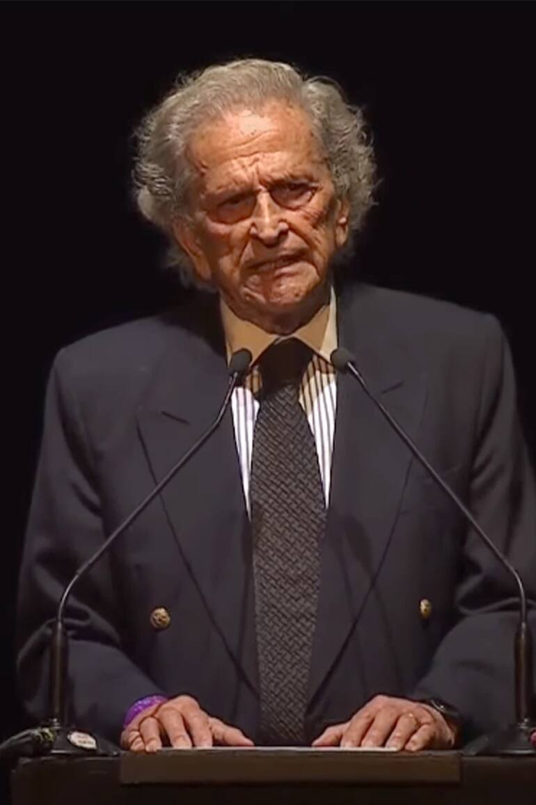 Alberto Benegas Lynch (h), en el cierre de campaña de La Libertad Avanza