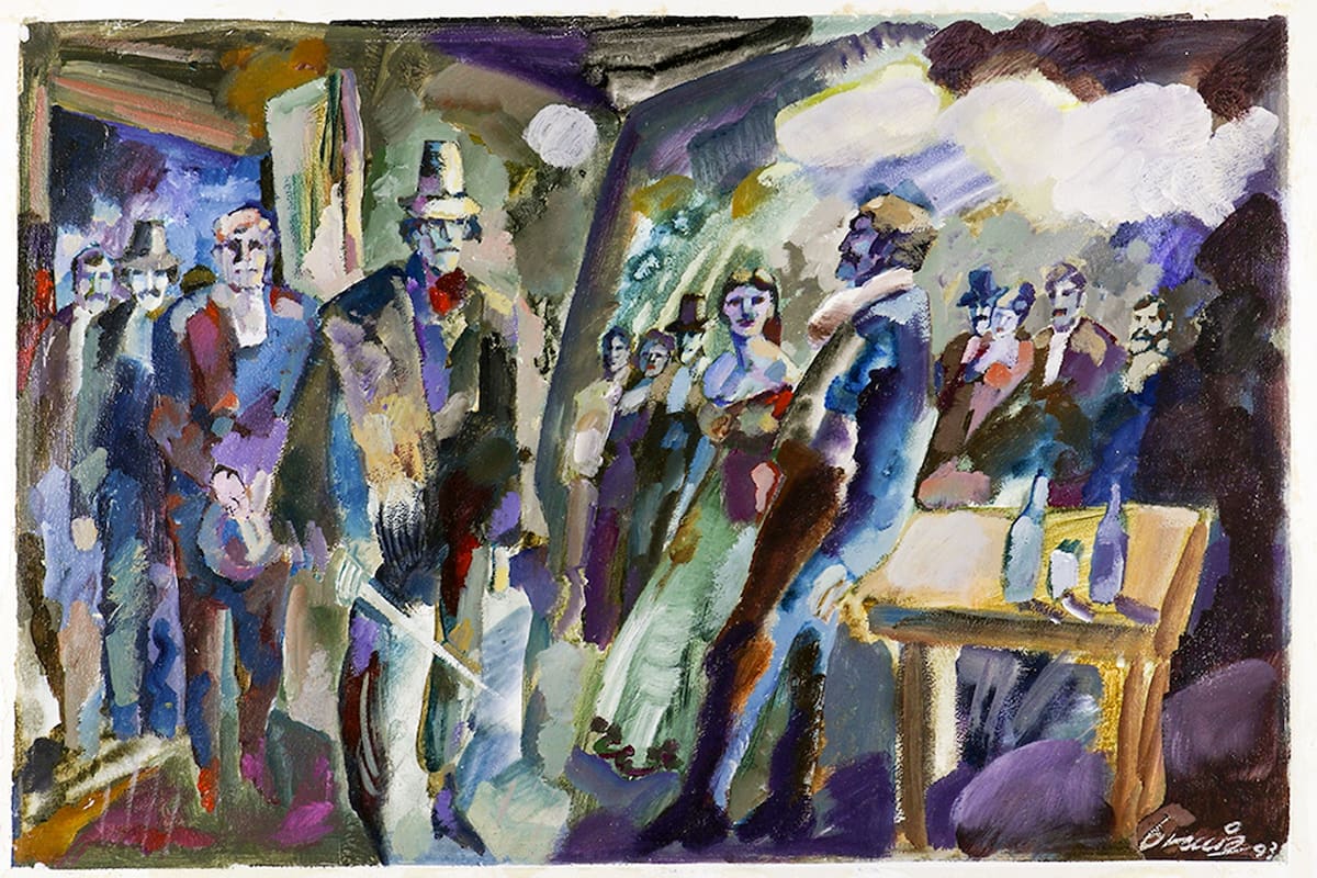 Alberto Breccia HombreEsquinaRosada.1993