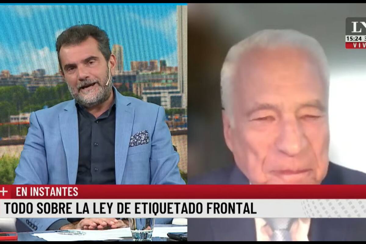 Alberto Cormillot analizó en LN+ los principales aspectos sobre el proyecto de ley de etiquetado frontal