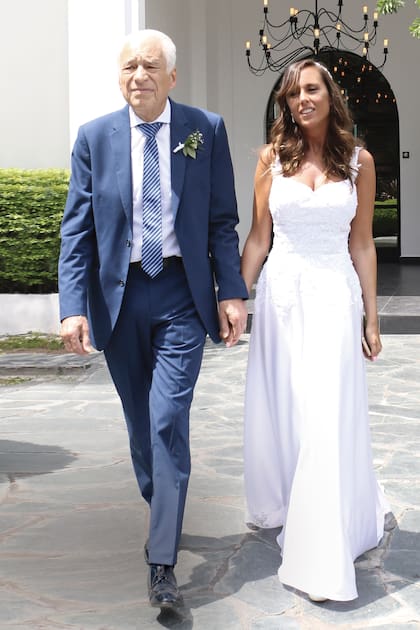 Alberto Cormillot y Estefanía Pasquini, recién casados