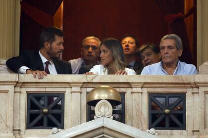 Marcelo Tinelli y Malena Galmarini