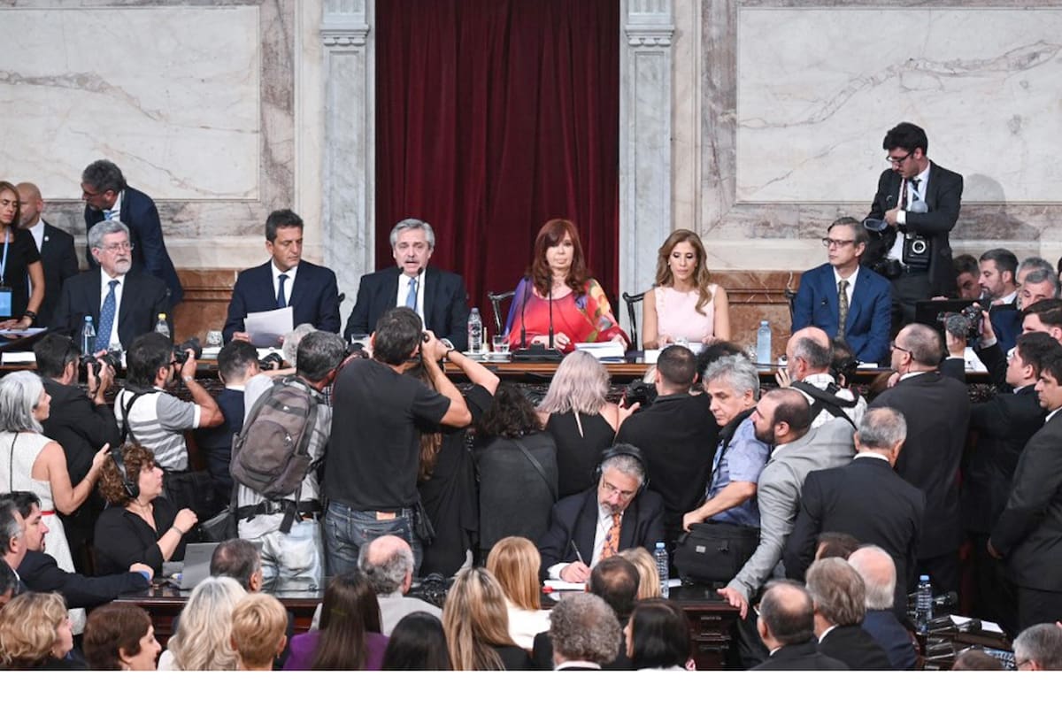 Alberto Fernández abre las Sesiones Ordinarias en el Congreso