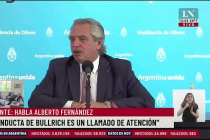 Alberto Fernández apuntó contra Patricia Bullrich
