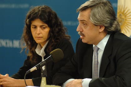 Alberto Fernández defendió a Picolotti en la Casa Rosada