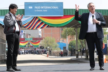 El Presidente quiso acompañar a Morales y realizar un acto "simbólico" en La Quiaca