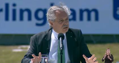 Alberto Fernández destacó el “crecimiento de la Argentina”.