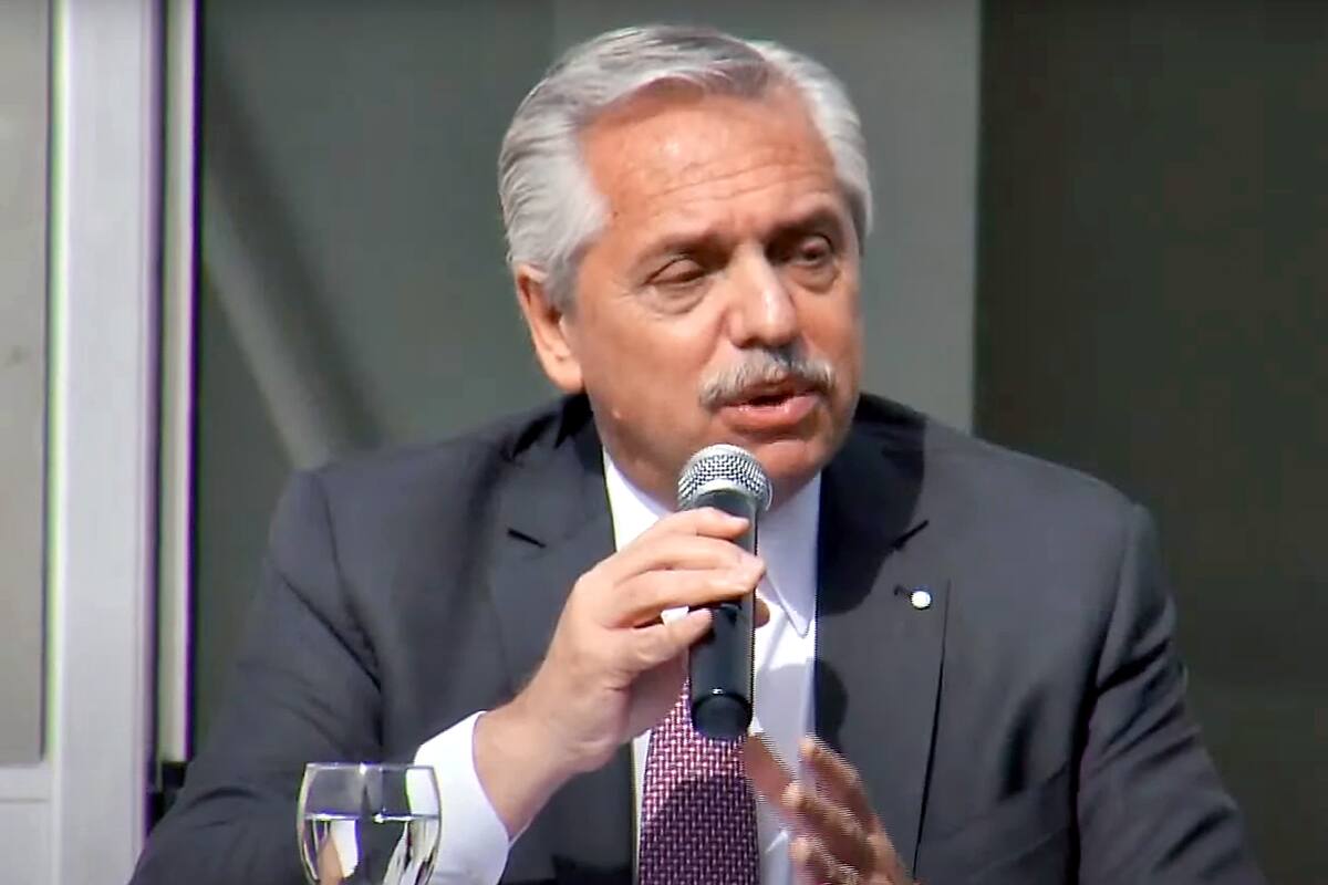 Alberto Fernández en Bariloche