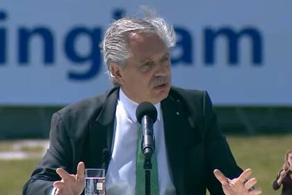 Alberto Fernández en Hurlingham