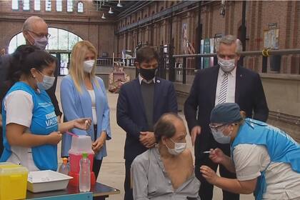 Alberto Fernández en Lanús