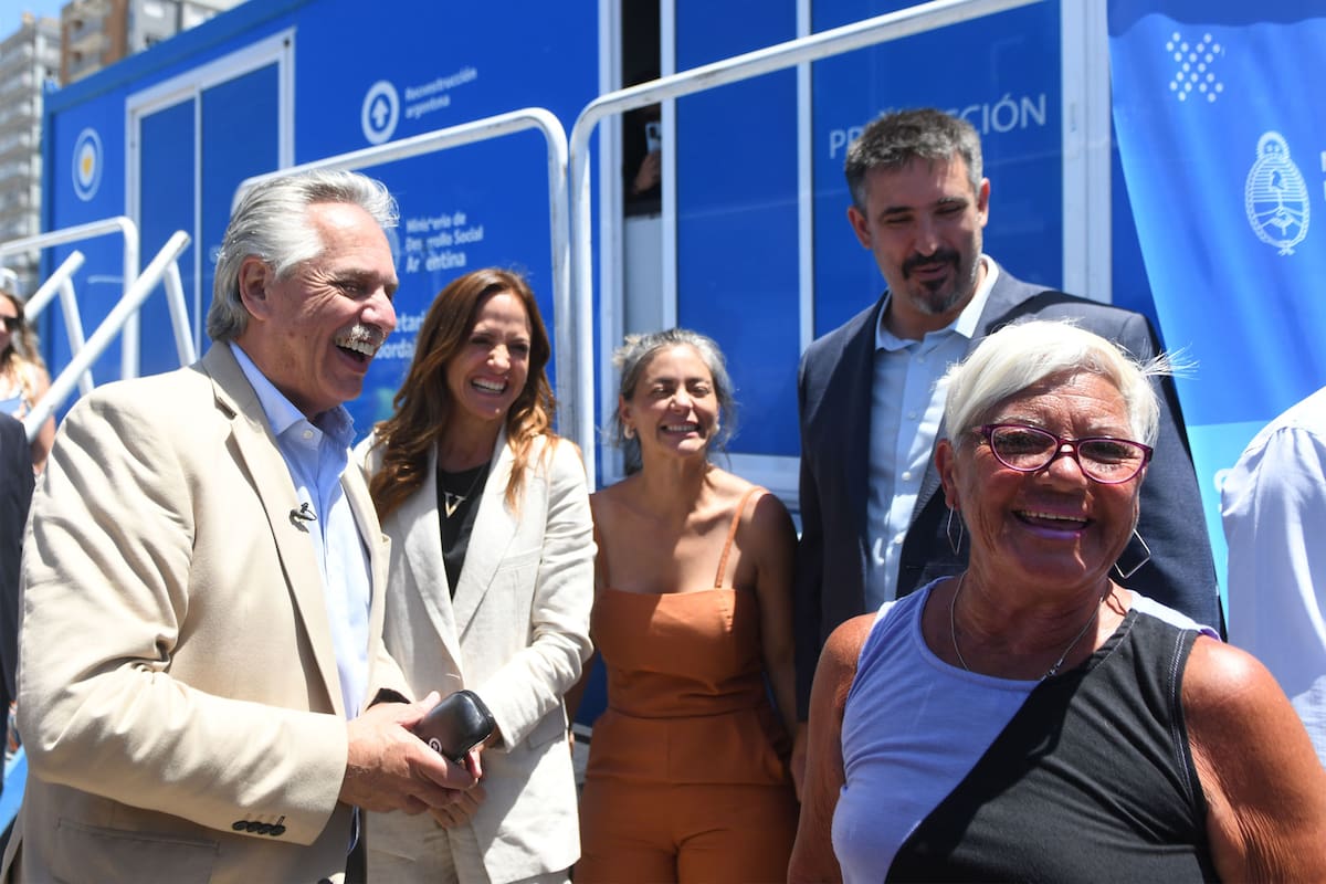 Alberto Fernández en Miramar