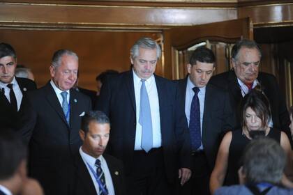 Alberto Fernandez en el Alvear