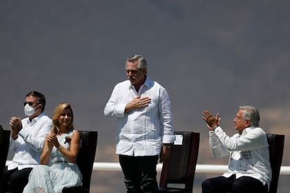 Alberto Fernández en el cierre de su gira por México pidió por la unidad de América Latina