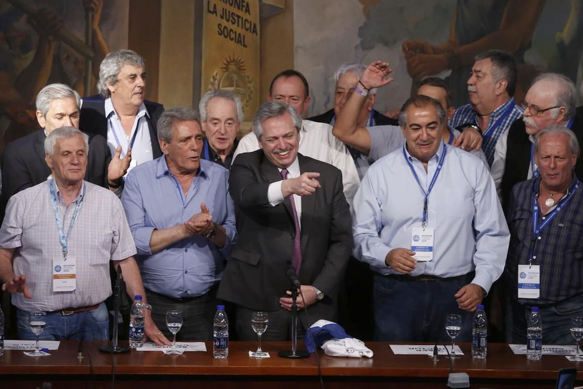 Alberto Fernández en la CGT