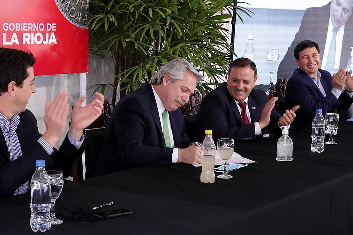 Alberto Fernández en La Rioja