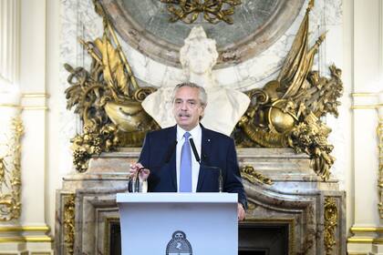 Alberto Fernández, en la cadena nacional en la que habló hace un mes de los chats surgidos de una operación de inteligencia ilegal