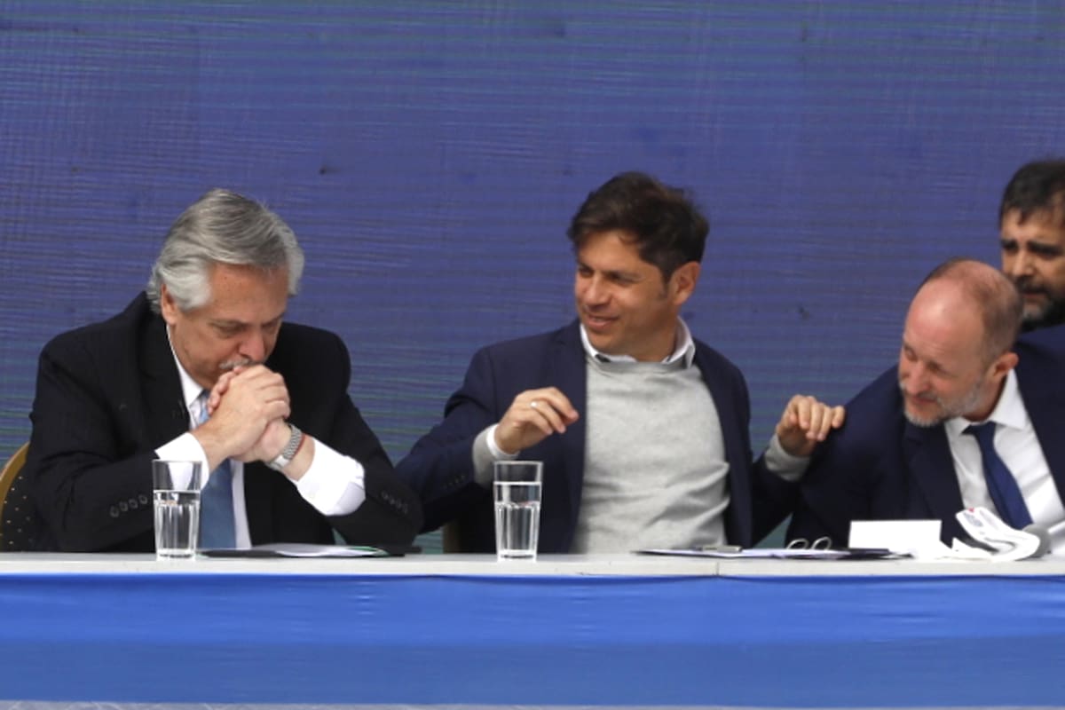 Alberto Fernández en Lomas de Zamora junto a Axel Kicillof y Martín Insaurralde
