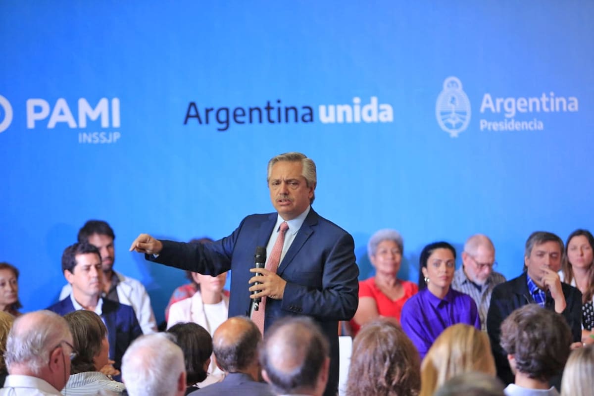 Alberto Fernández en Quilmes hizo anuncios para los jubilados