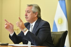 Alberto Fernández en un foro mundial organizado por la OIT para enfrentar la crisis del Covid