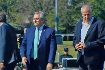 Alberto Fernández encabezó el acto de presentación junto al ministro de Educación Jaime Perczyk