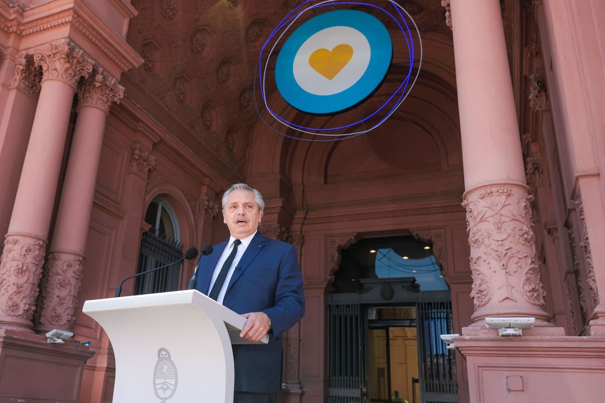 Alberto Fernández envió un mensaje a la sociedad pocos minutos antes de la medianoche del 31 de diciembre
