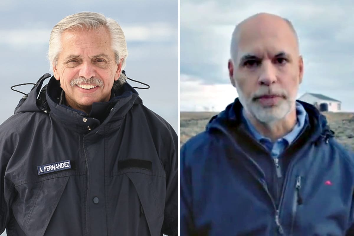 Alberto Fernández, Horacio Rodríguez Larreta y una campaña que arrancó fría, muy fría
