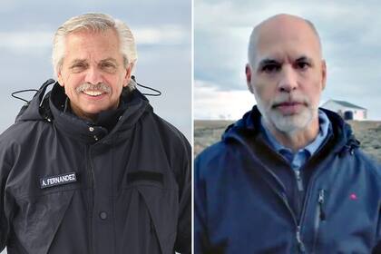 Alberto Fernández, Horacio Rodríguez Larreta y una campaña que arrancó fría, muy fría