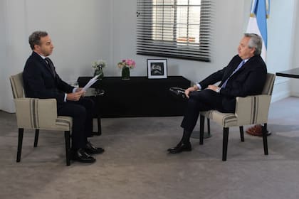 Alberto Fernández le concedió una entrevista a Luis Majul