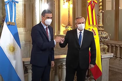 Alberto Fernández le dijo a su par español, Pedro Sánchez, la polémica frase