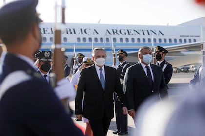 Alberto Fernández llega a Chile para la asunción presidencial de Gabriel Boric