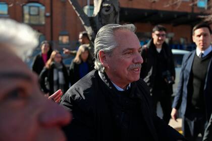 Alberto Fernández luego de la votación de las Paso 2023.